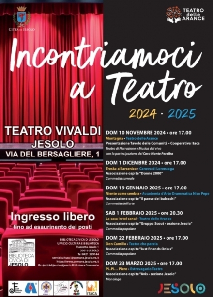 INCONTRIAMOCI A TEATRO 2024-2025 - IL PAESE DEI  BALOCCHI JESOLO